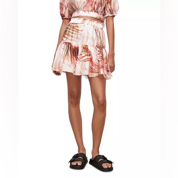 ALLSAINTS Mae Laur Printed Skirt - Picture 1 of 11